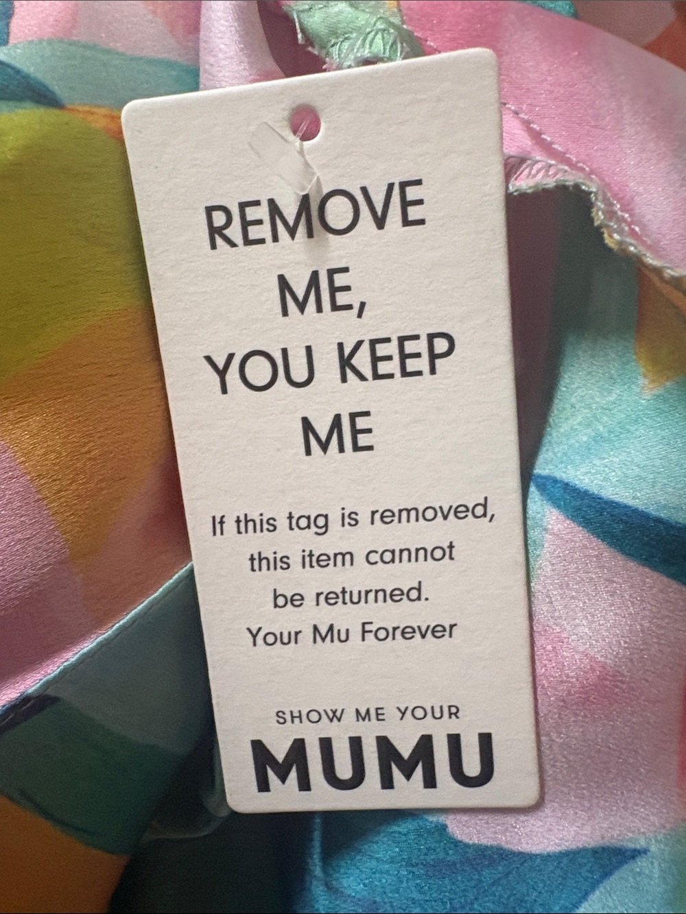 Show Me Your MuMu Multicolor Pastel Halter Mini Dress - Picture 7 of 7
